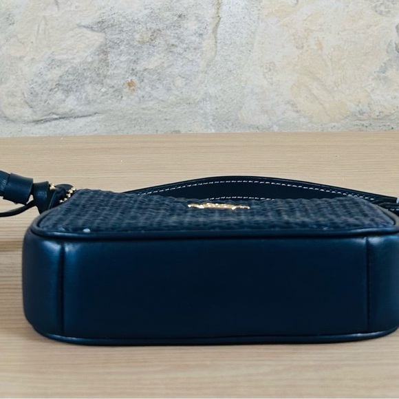 Coach Straw Mollie Small tote handbag purse & wallet Set Authentic NWT - Picture 11 of 11